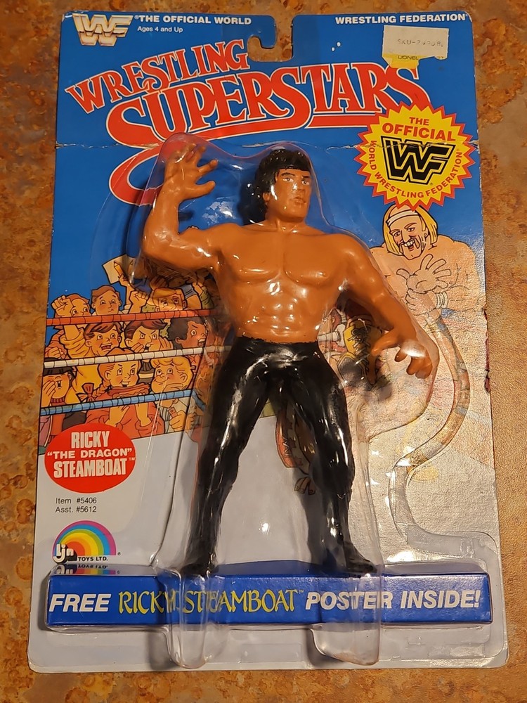 Wrestling Superstars LJN Toys WWF 1985 Ricky Steamboat New