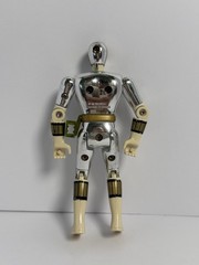 Vintage Mighty Morphin Power Rangers Silver Chrome Ranger Action Figure 1995