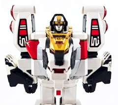 MMPR DELUXE WHITE TIGERZORD COMPLETE Mighty Morphin Power Rangers Original