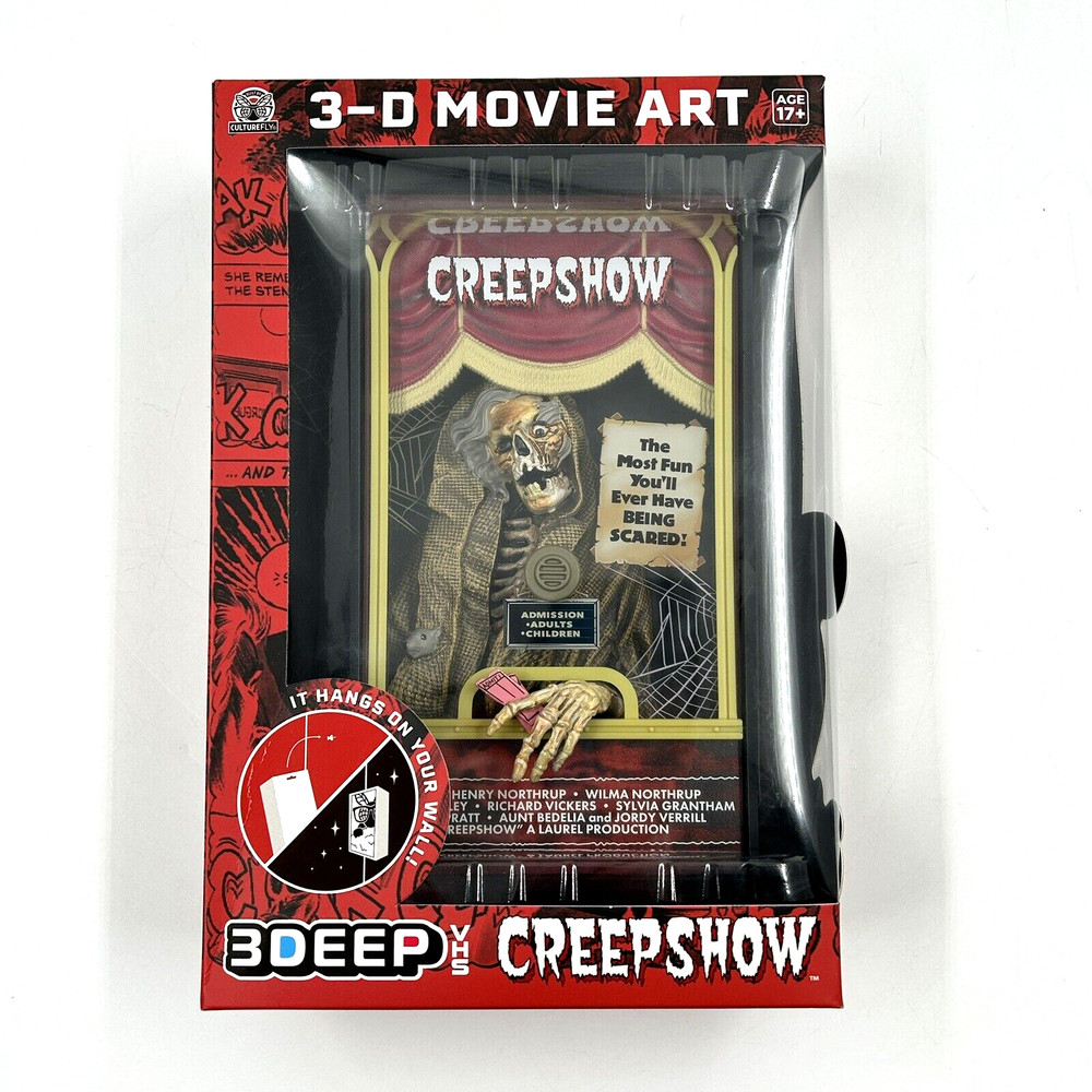 Culturefly Creepshow: 3DEEP VHS 3-D Movie Art New & Sealed!