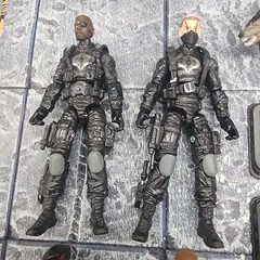 GI Joe ROC 25th Dollar General Black Cobra Trooper Flint Custom Kitbash Lot .