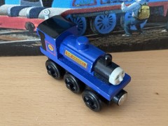 1998 Authentic Learning Curve Britt Allcroft Wooden Thomas Train Sir Handel!