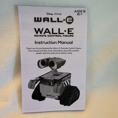Wall-E Disney Pixar Hello Wall-E Robot Toy 9″ Remote Control Robot Works