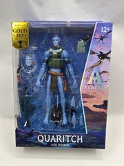 McFarlane Collector Edition Avatar Quaritch Ash Recom Action Figure Gold Label