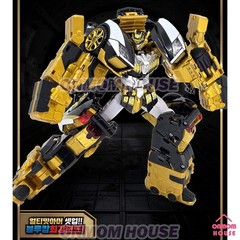 Metal Cardbot ULTIMATE BLUECOP Black Edition Patrol Car Robot Korean Toy