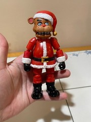 Five Nights at Freddys FNAF Holiday Christmas Ginger Foxy & Santa Freddy Figures