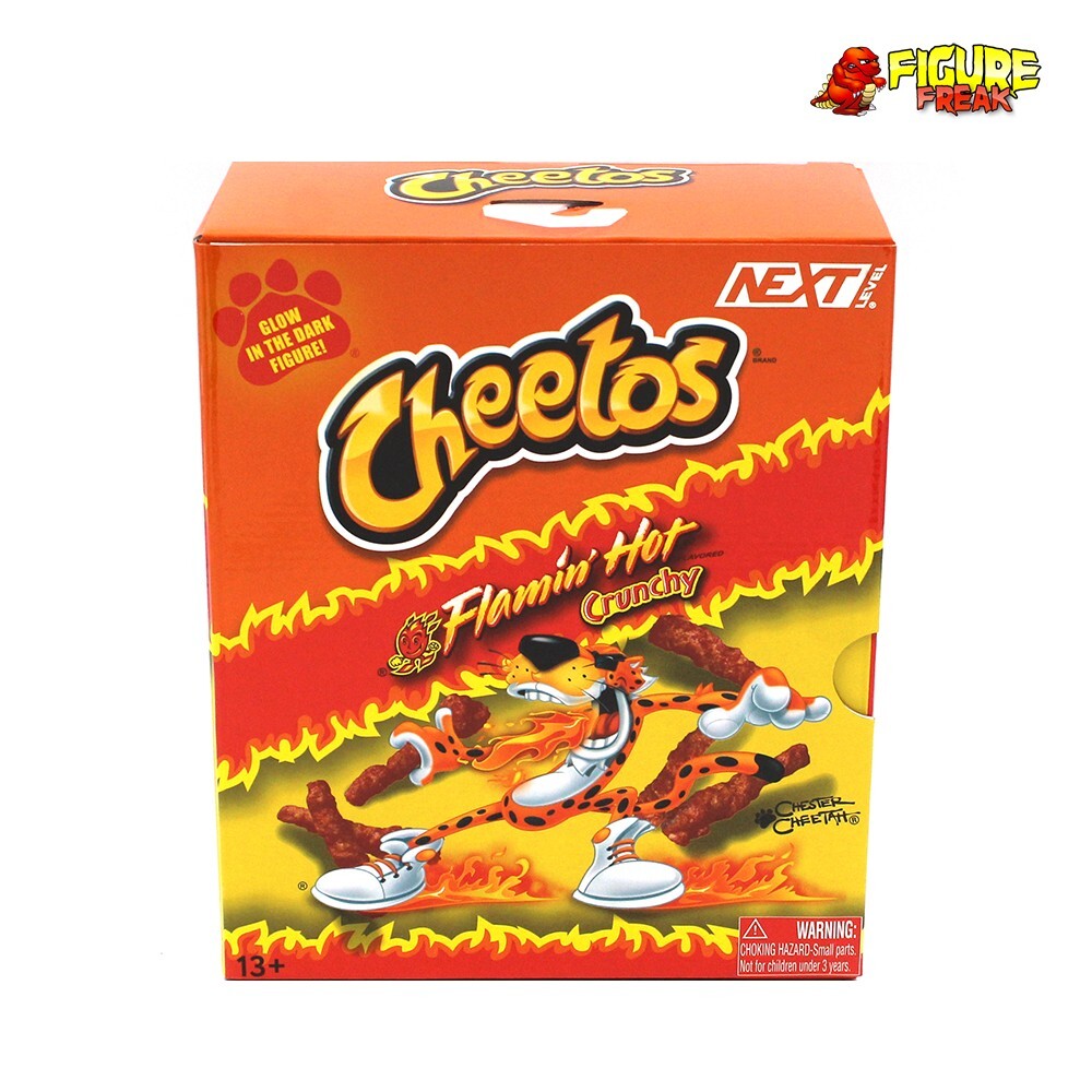 Jada Toys Cheetos Chester Cheetah Flamin Hot 6″ Glow in the Dark Figure