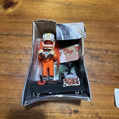 Gemmy Road Rage Racer Figure Orange Hair Orange Suit VTG 2005 Decor New in Box