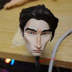 1/12 Arcane: League of Legends Silco Head Carving For 6″ Romankey Figure Body