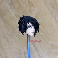 1/12 Painted DEATH NOTE Yagami Light Head Carving For 6″ SHF Vtoys Figure Body