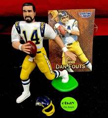 Starting Lineup NFL Dan Fouts San Diego Chargers SLU Loose 1999 Hasbro