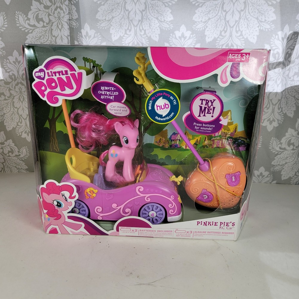 MY LITTLE PONY Pink Remote Control RC Car PINKIE PIE Toy ~ New in Package 2010