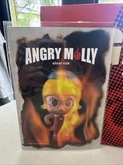 Pop Mart Angry Molly Original Fire XL Silent Trick Figure Designer Art Toy – NEW