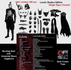 Dark Crown Toys 1/12 Scale Burning Souls Collectible Action Figure Single Model