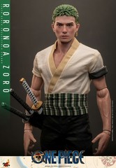 Hot Toys TMS110 Netflix: One Piece Roronoa Zoro 1/6 Scale 12″ Figure Open Box