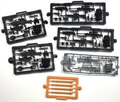 Lot 6 Sets CHAP MEI Solder Force Unpunched Weapons & Accessories Black Silver
