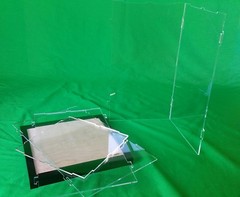 10 x 10 x 18 inch display case for Hot Toy Figures 1/6 Scale, Statue, Doll Dolls