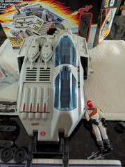 GI Joe 1987 Cobra Wolf 100% Complete With Box Driver Blueprints Minty Condition