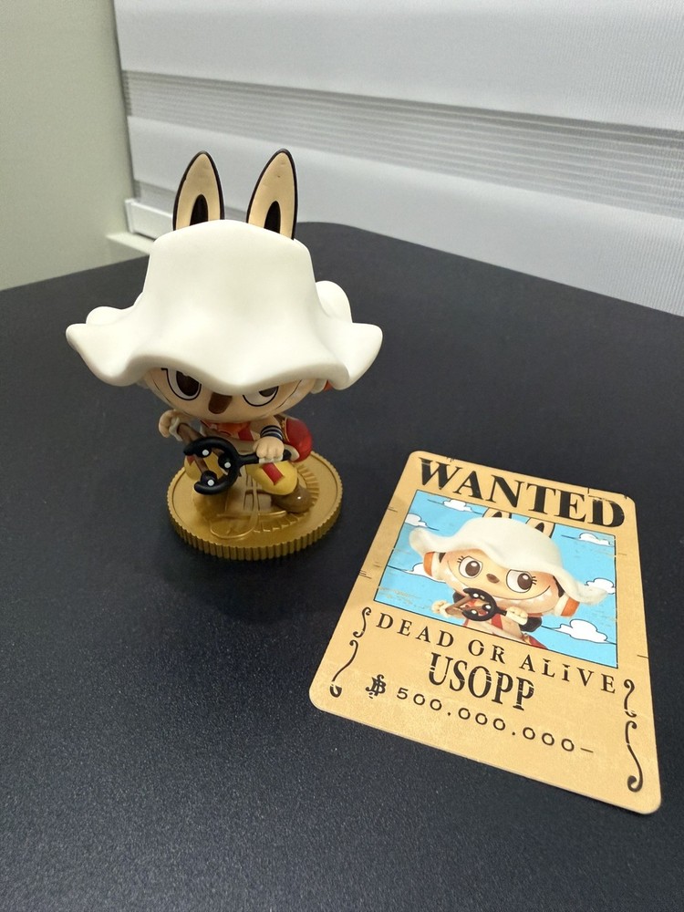 USOPP – Labubu The Monsters x One Piece Series – Preowned figure , stand, card