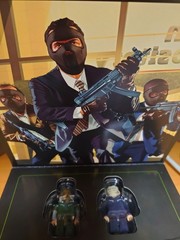 Medicom Toy Kubrick Grand Theft Auto V GTA 5 Normal & Heist Edition 2 Box Set