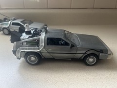 NECA Back To the Future Figure Lot AND Jada Toys Time Machine