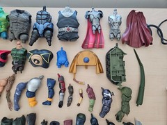 Marvel Legends DCUC BAF CNC Parts Lot of 87 No Duplicates