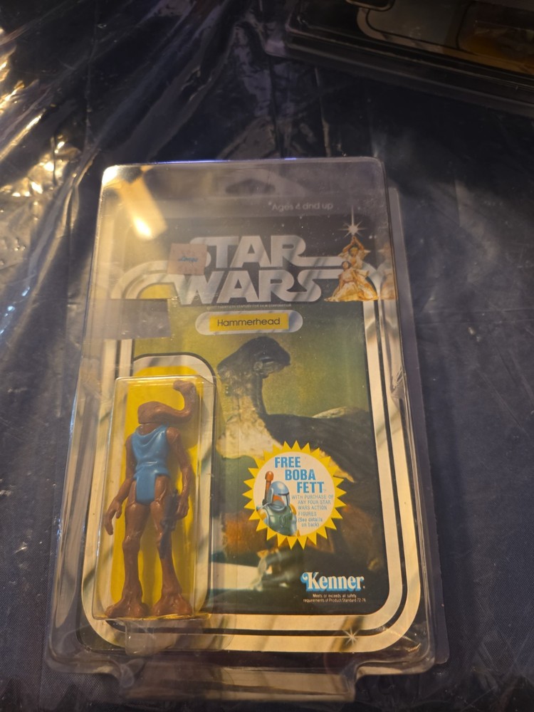 Vintage Star Wars Hammerhead 21 Back Kenner 1978 No offer MOC Missing POP
