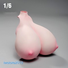 1:6 Pale Super Large Breast Bust Cover Model For 12” Female PH TBL Figure Body