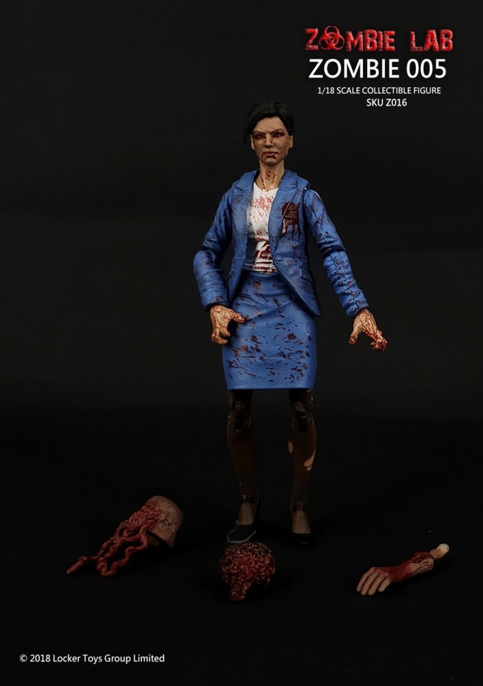 Zombie Lab 1/18 scale (4″) action figure Zombie 5