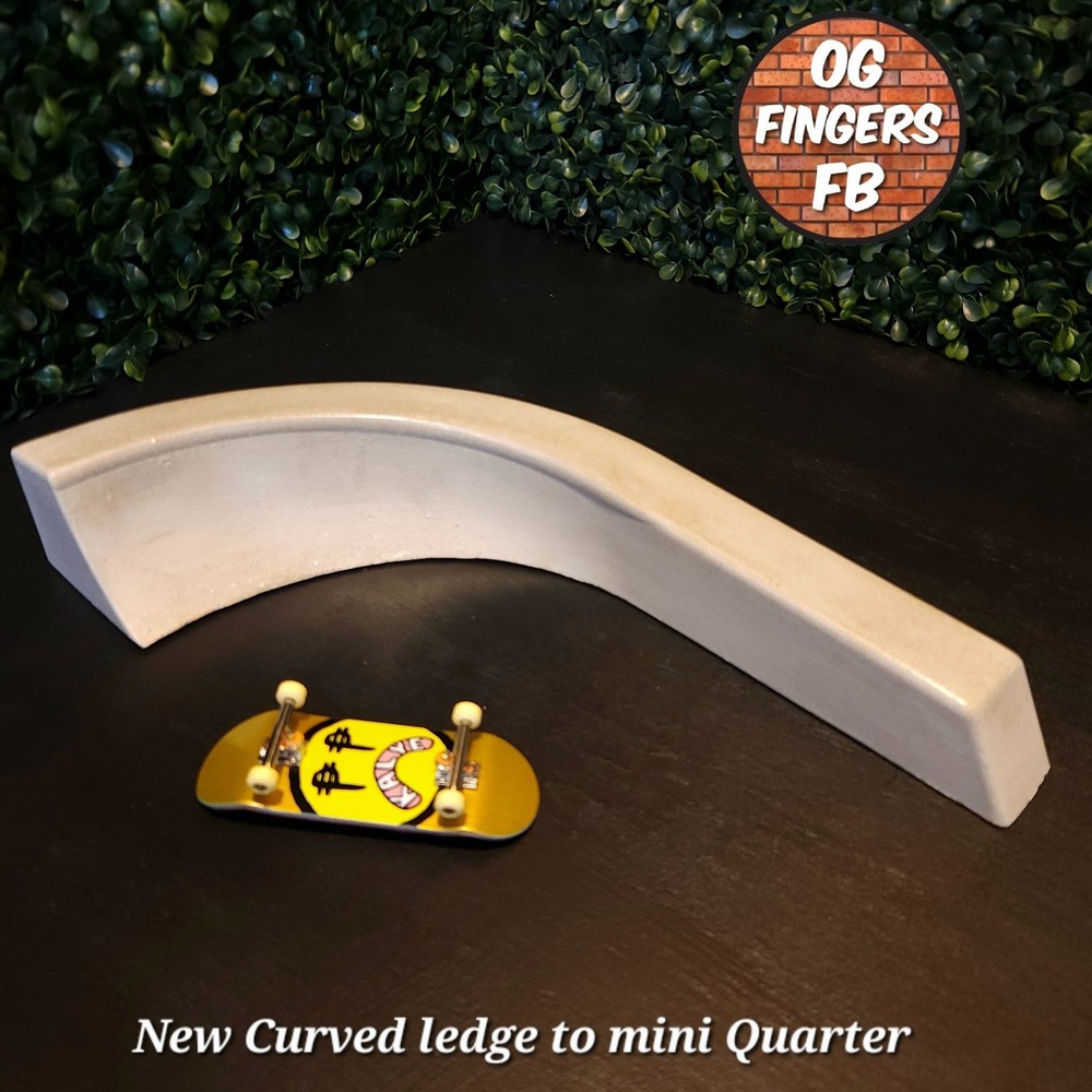 Fingerboard Obstacle Quarter Pipe Ledge