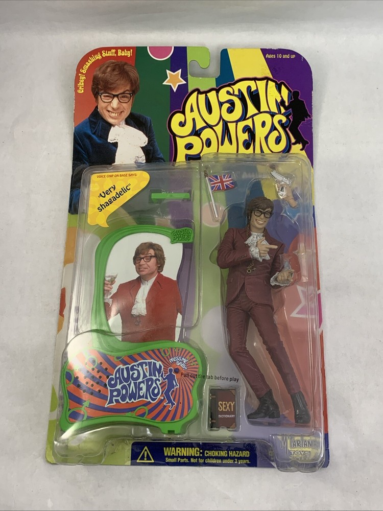 Austin Powers Action Figure McFarlane Toys Vintage 1999 New Old Stock
