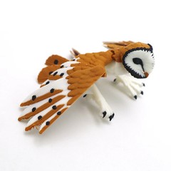 3D Printed Eagle Hawk Simulation Animal Model Figurine Movable Bird Ornament DIY