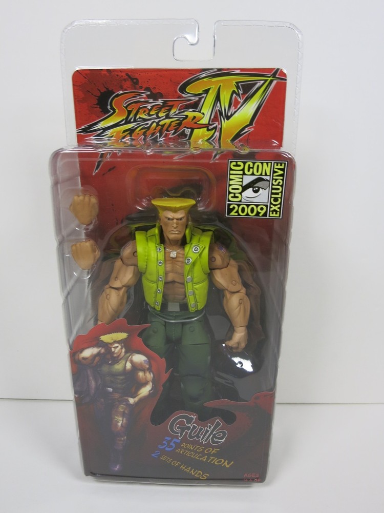2009 SDCC San Diego Comic Con Exclusive NECA Street Fighter IV GUILE as Charlie!