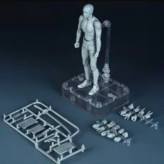 High Quality Body Kun / Body Chan Pose Play Grey Color Ver. Black Orange Pvc Act