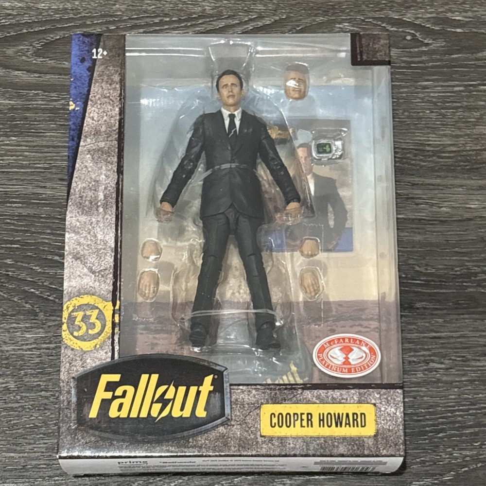 Fallout Season 2 COOPER HOWARD Platinum Red 7″ McFarlane Toys Figure NEW
