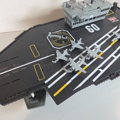 Vintage 2001 Hasbro GI Joe USS Saratoga Aircraft Carrier w/ 8 Planes NOT WORKING