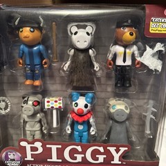 Piggy Action Figure 6 Pack Series 2 Exclusive MiniToon Figure Includes DLC. Rare