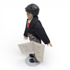 Presents Charlie Chaplin Collector Doll P3785 1990 Cane Accessory Vintage Figure