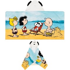 Peanuts Snoopy Kids Super Soft Bath/Pool/Beach Soft Cotton Terry Hooded Towel