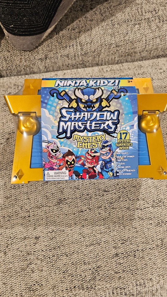 Ninja Kidz Shadow Masters Mystery Chest NEW SEALED in box