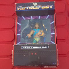 WWE RetroFest Shawn Michaels Wrestling Action Figure Box Has Some Wear