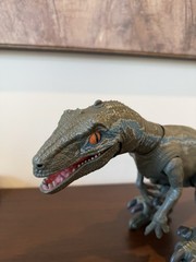 Jurassic World Alpha Training Blue Velociraptor Dinosaur Only, No Charger Remote