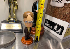 The Office Custom Michael Scott Dwight Bobble Lot, Dundee Award Rabid Wrist Band