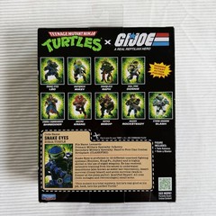 Playmates Teenage Mutant Ninja Turtles x G.I. Joe Snake Eyes x Leo Action Figure