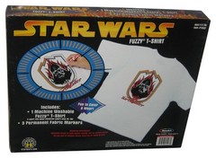 Star Wars Darth Vader Fuzzy T-Shirt (2005) Roseart Marker Kit – (Kids Size 14-16