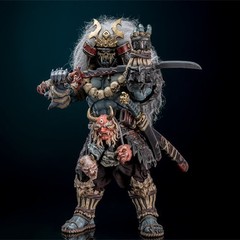 In Stock Metytoyz Demon Slayer Shura Takigawa Oni Samurai 1/10 Action Figure New