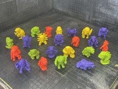 Bad eggz Bunch Authentic Original Hard Plastic lot Complete Set Of 24 Figures