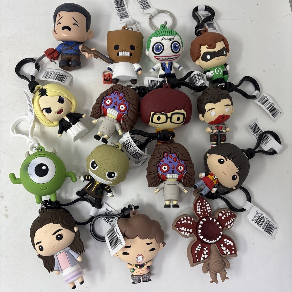 Monogram Bag Clip Lot Demogorgon Ash Evil Dead Chunk Goonies Eleven Horror