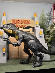 Jurassic World Slash ‘N Battle Scorpios Rex Mattel Dino Roaring Action 15×9″
