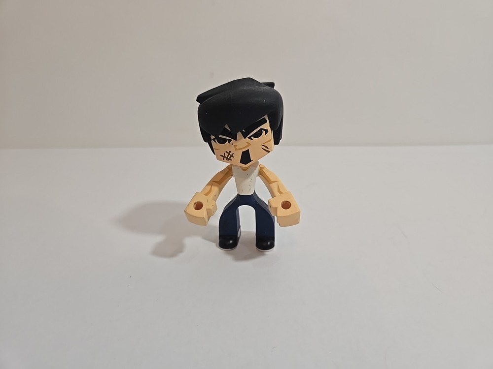Bruce Lee Temple Of Kung Fu Figure ONLY with White Shirt Blue Pants 3″ Tall